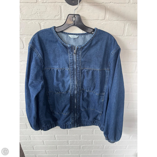 Jacket Denim By Cme In Blue Denim, Size: L