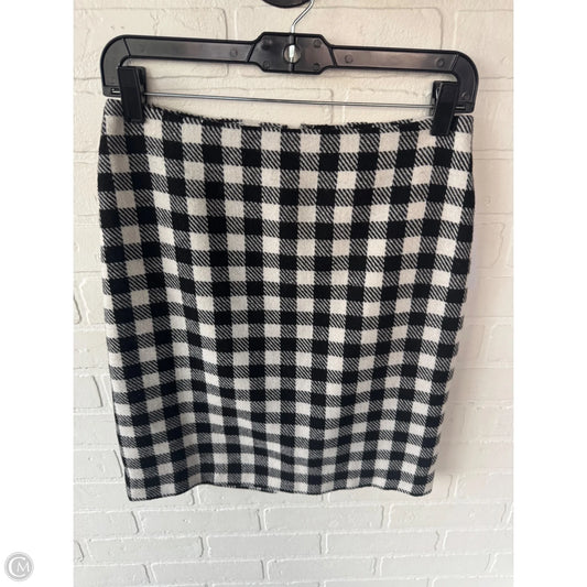 Skirt Mini & Short By Talbots In Black & White, Size: 2p