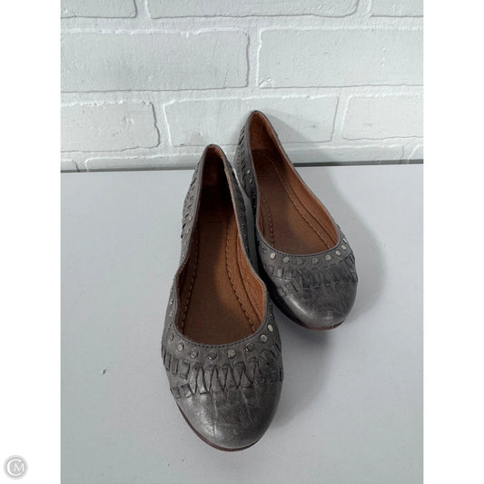 Shoes Designer By Frye In Brown & Grey, Size: 5.5