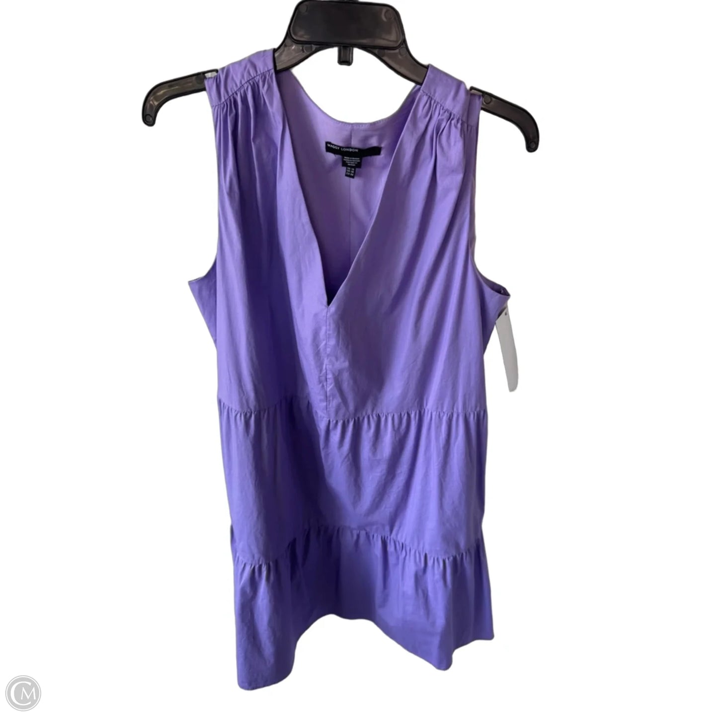 Dress Work By Maggy London In Purple, Size: L