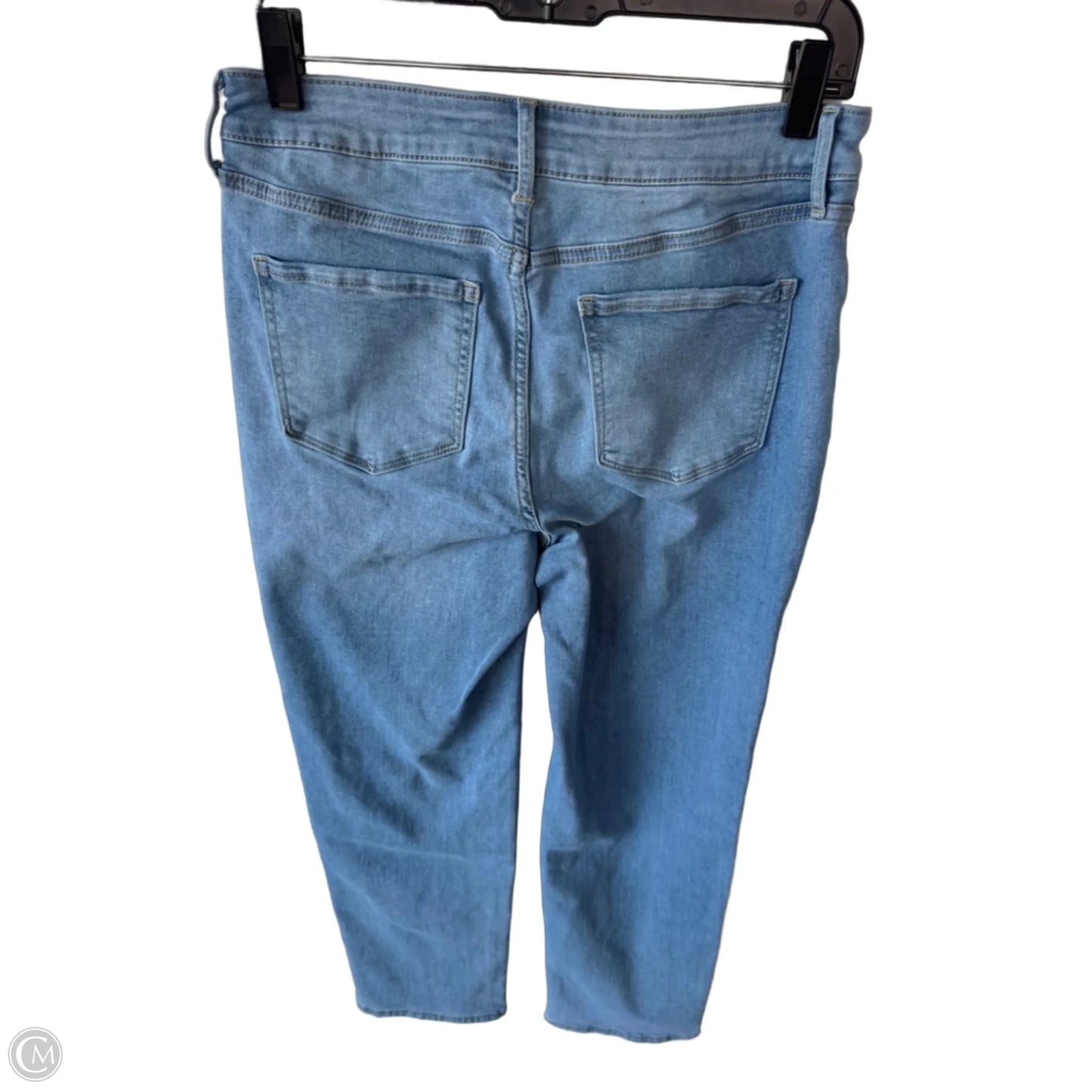 Jeans Straight By Nine West In Blue Denim, Size: 8