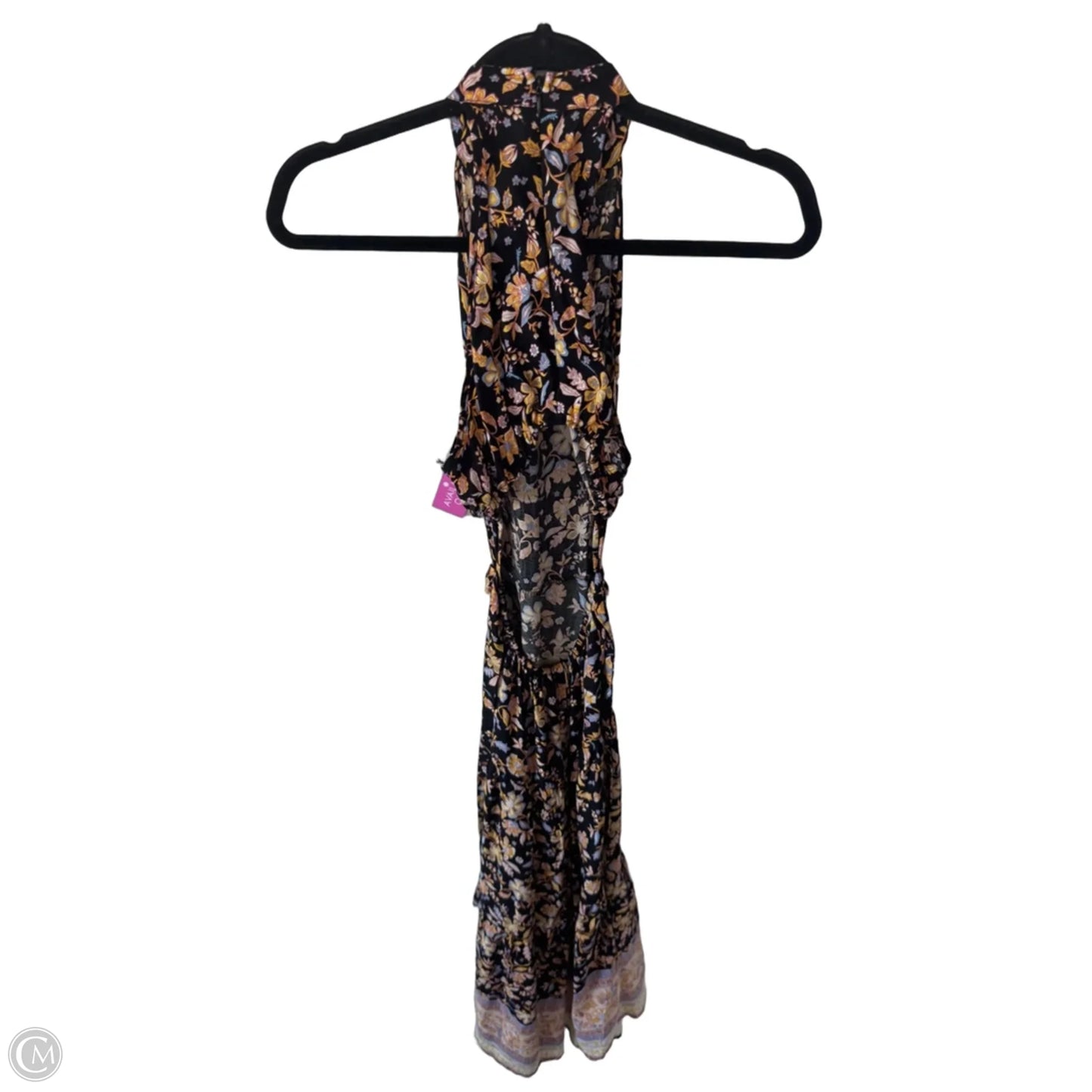 Dress Casual Midi By Hyfve In Black & Yellow, Size: S