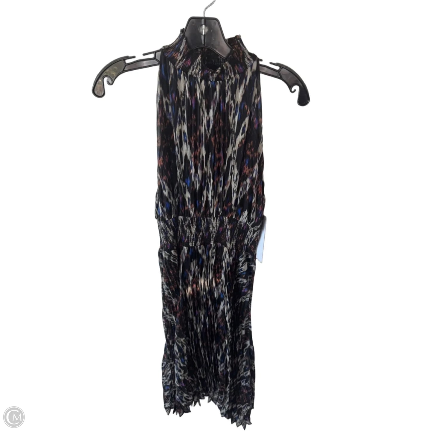 Dress Party Midi By Olivaceous In Black & Cream, Size: M