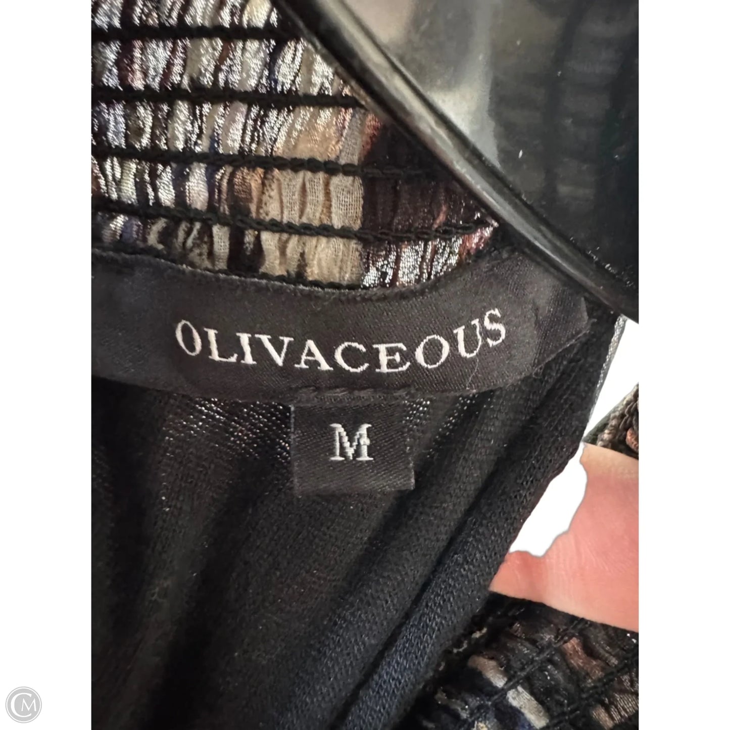 Dress Party Midi By Olivaceous In Black & Cream, Size: M
