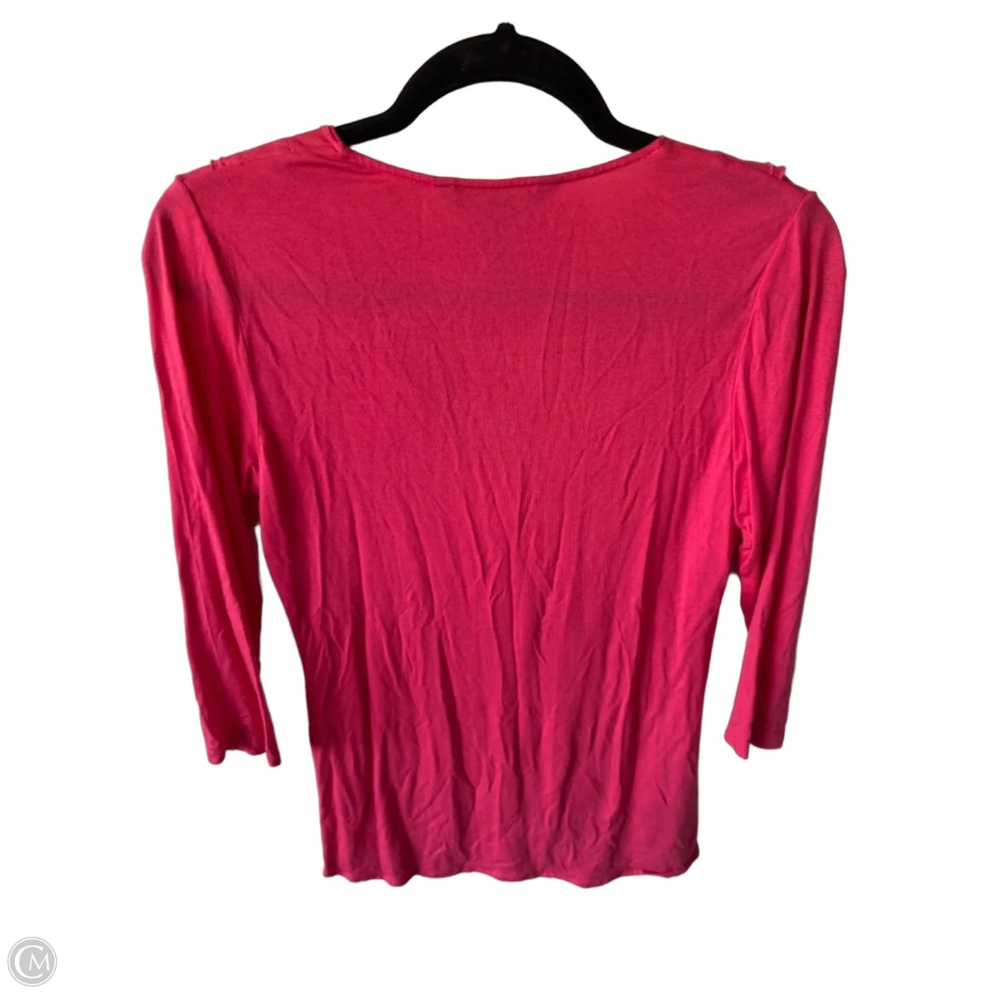 Top 3/4 Sleeve By Bcbgmaxazria In Pink, Size: M