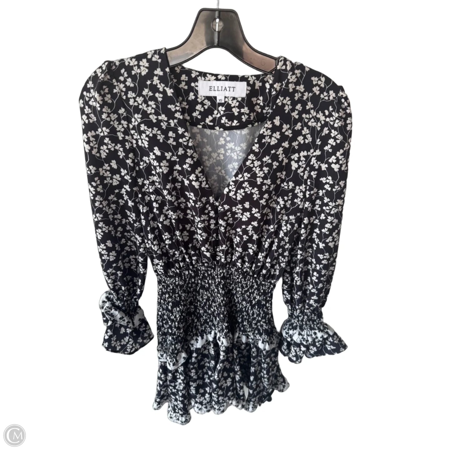 Dress Work By Elliatt In Black & White, Size: Xs