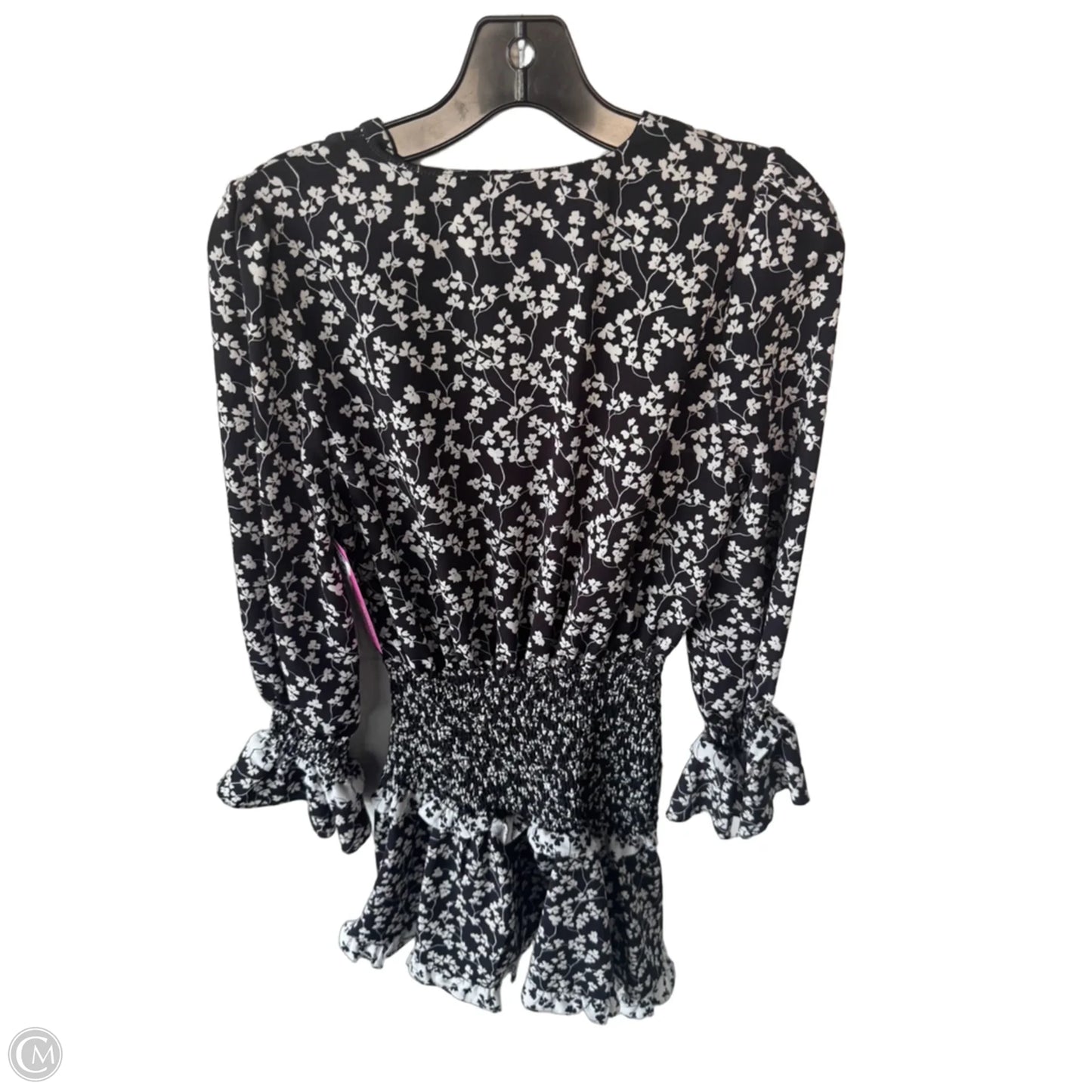 Dress Work By Elliatt In Black & White, Size: Xs
