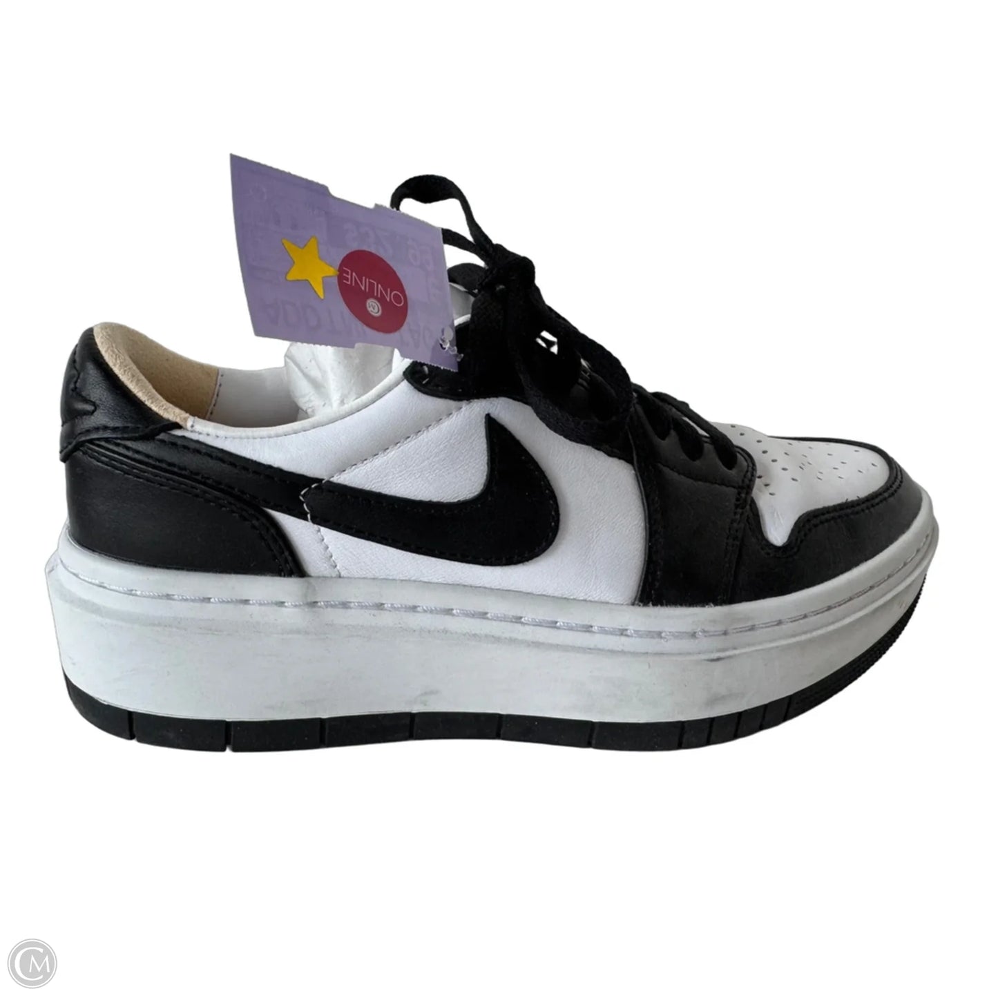 Shoes Athletic By Nike In Black & White, Size: 8.5