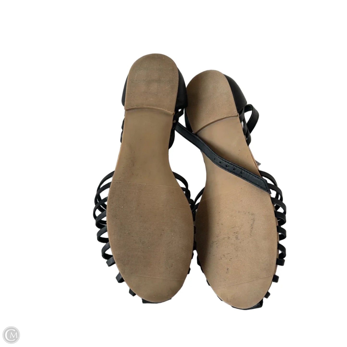Sandals Flats By Steve Madden In Black, Size: 9