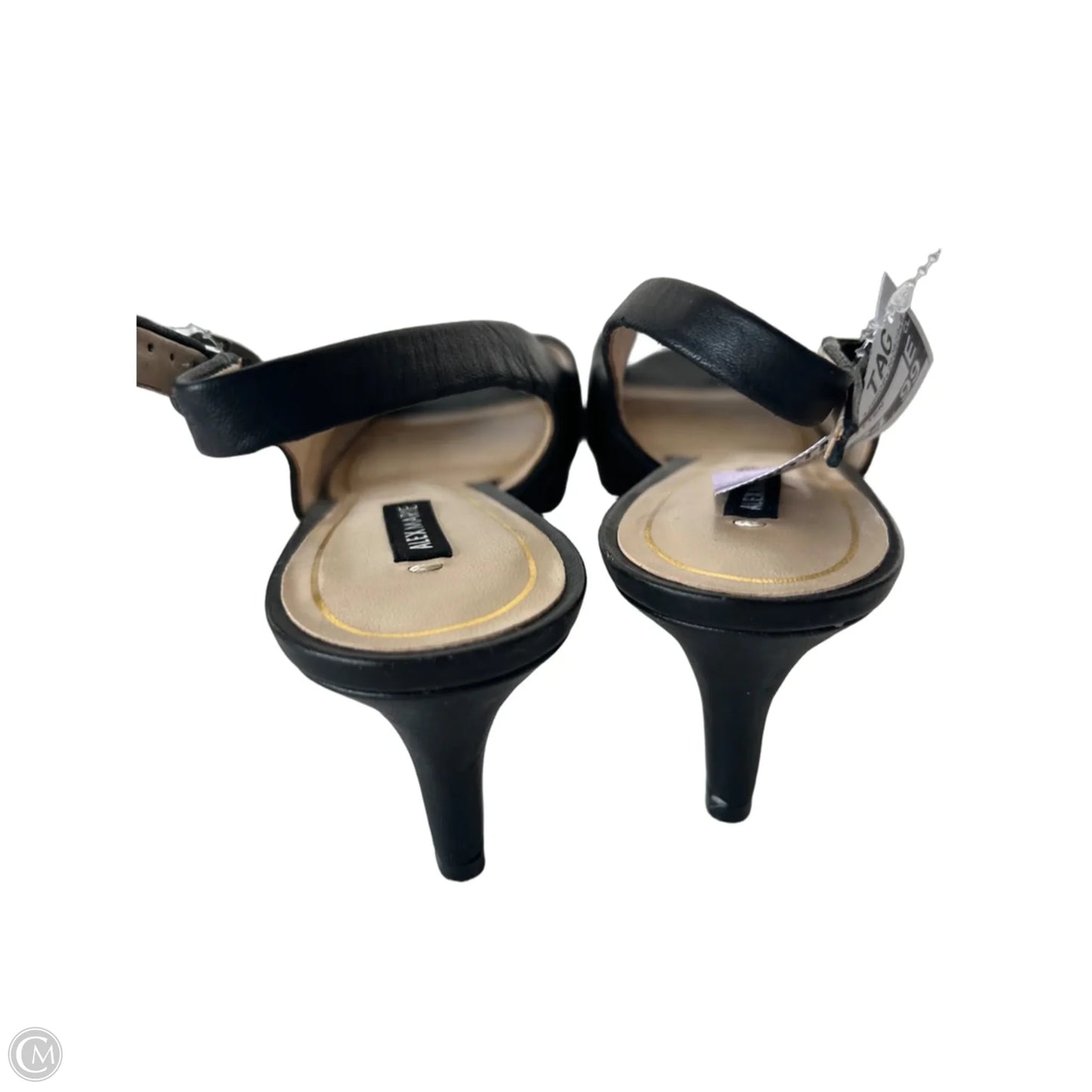 Sandals Heels Kitten By Alex Marie In Black, Size: 9.5