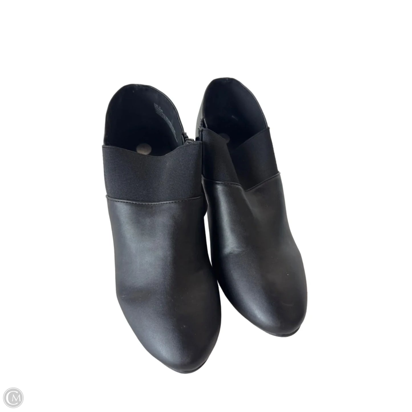 Boots Ankle Heels By Dressbarn In Black, Size: 9