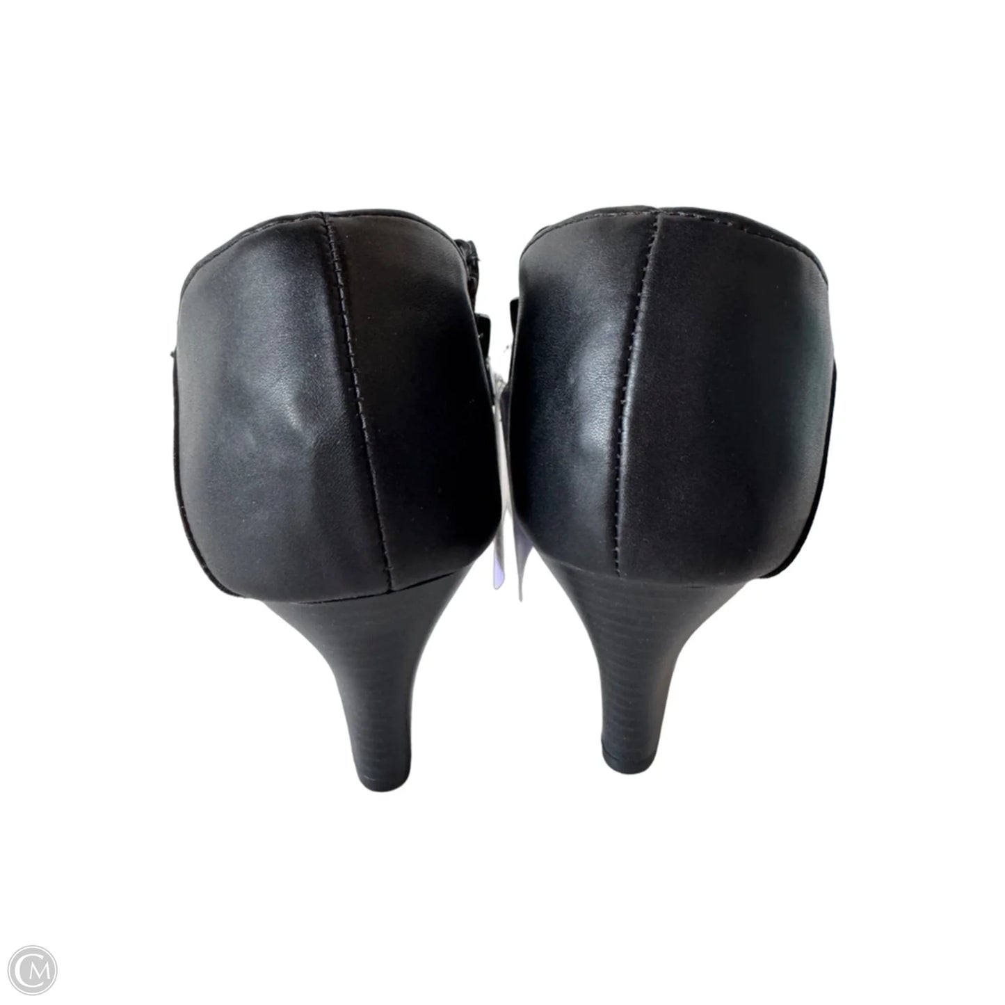 Boots Ankle Heels By Dressbarn In Black, Size: 9
