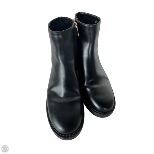 Boots Ankle Flats By Michael By Michael Kors In Black & Brown, Size: 9