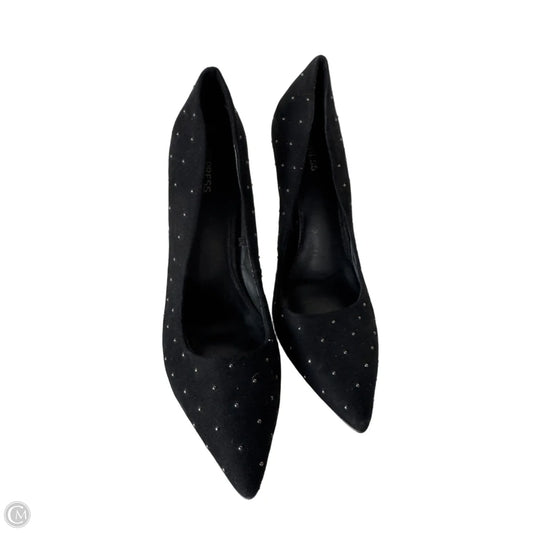 Shoes Heels Stiletto By Express In Black & Gold, Size: 10