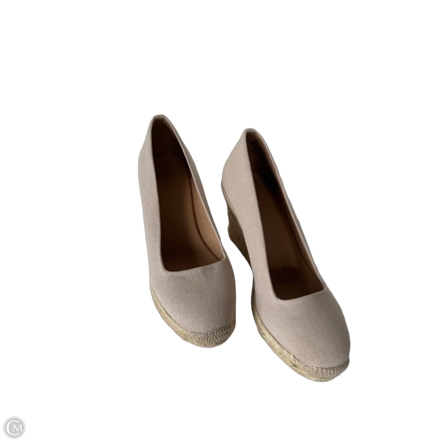 Shoes Heels Wedge By J. Crew In Tan, Size: 5.5