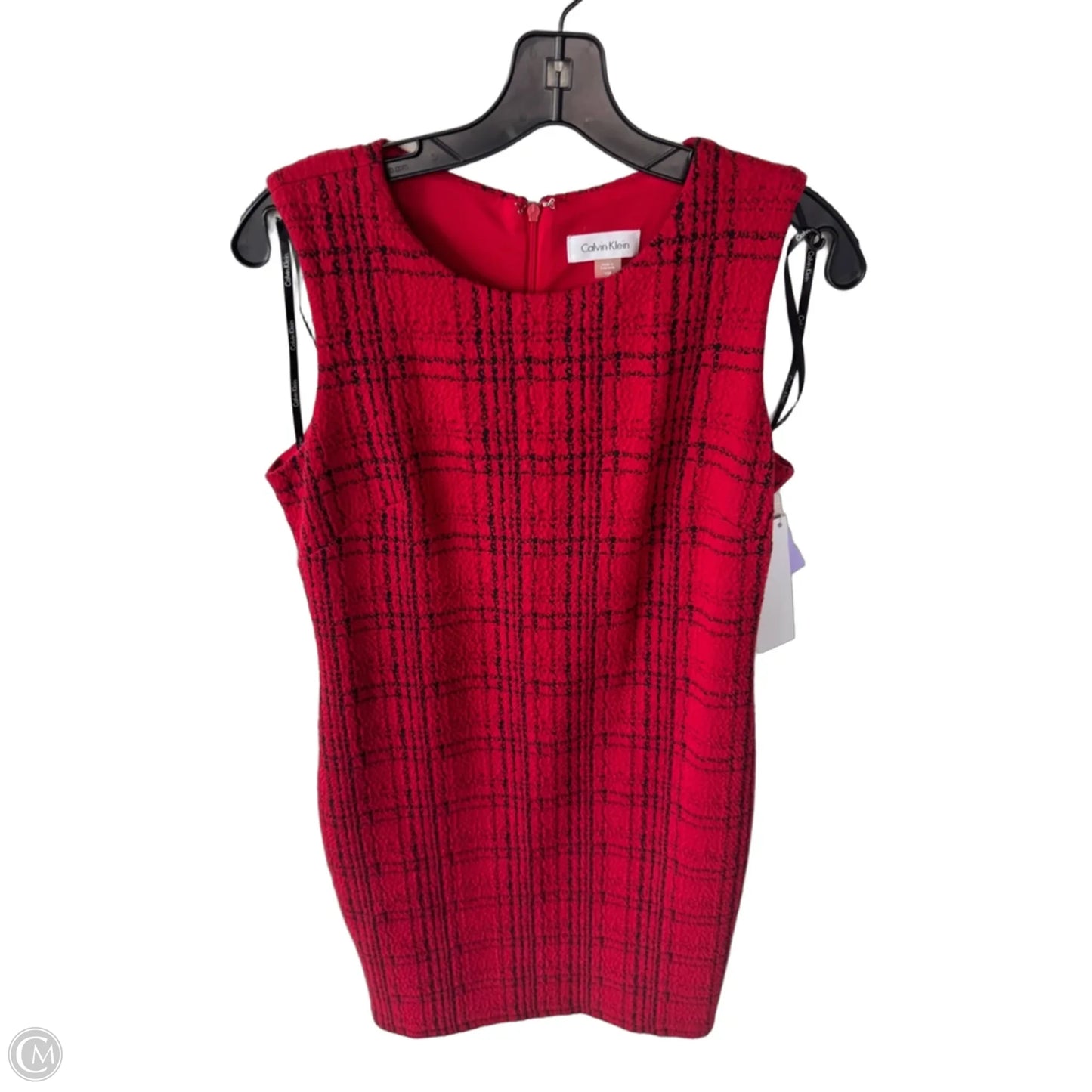 Dress Work By Calvin Klein In Red, Size: Mp