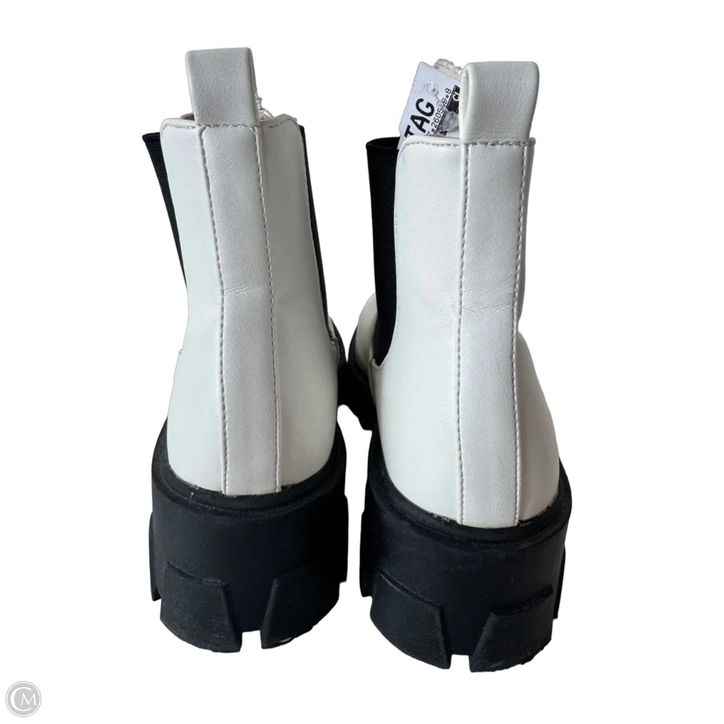 Boots Ankle Heels By Nasty Gal In White, Size: 5