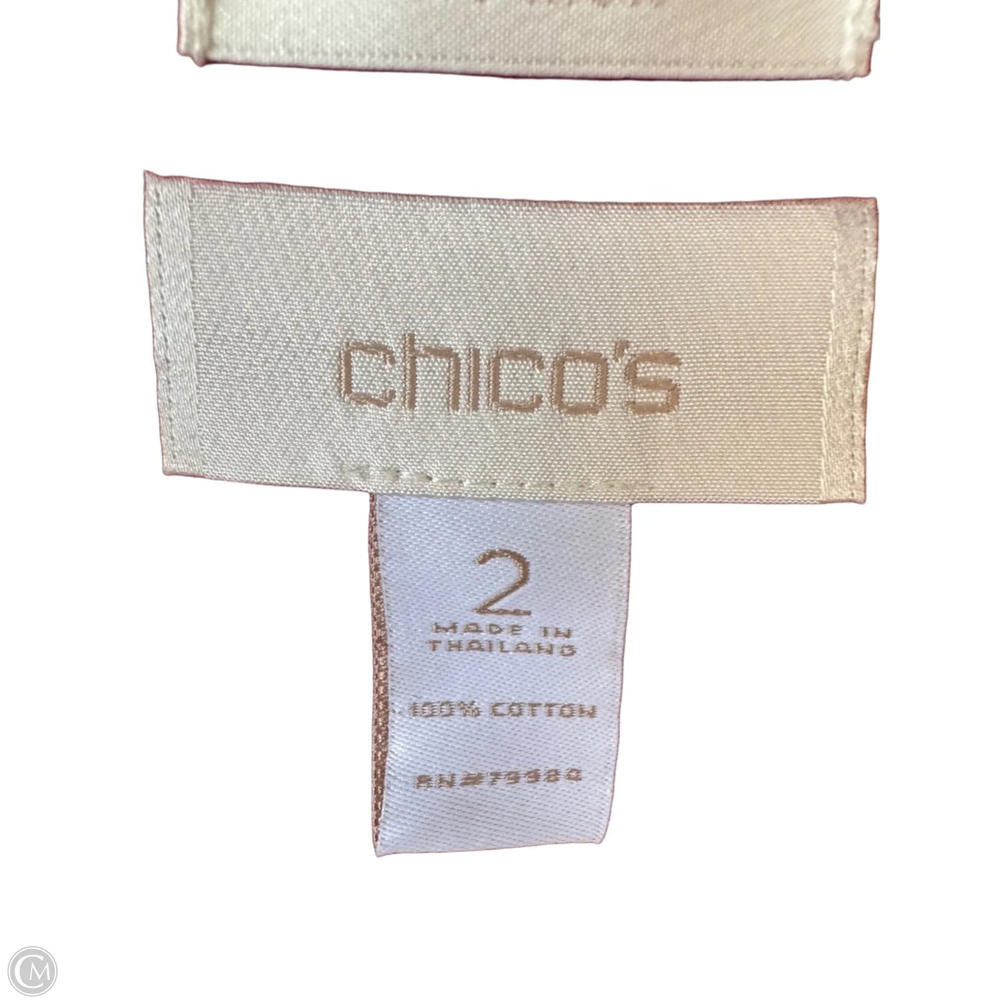 Blouse Long Sleeve By Chicos In Red, Size: L