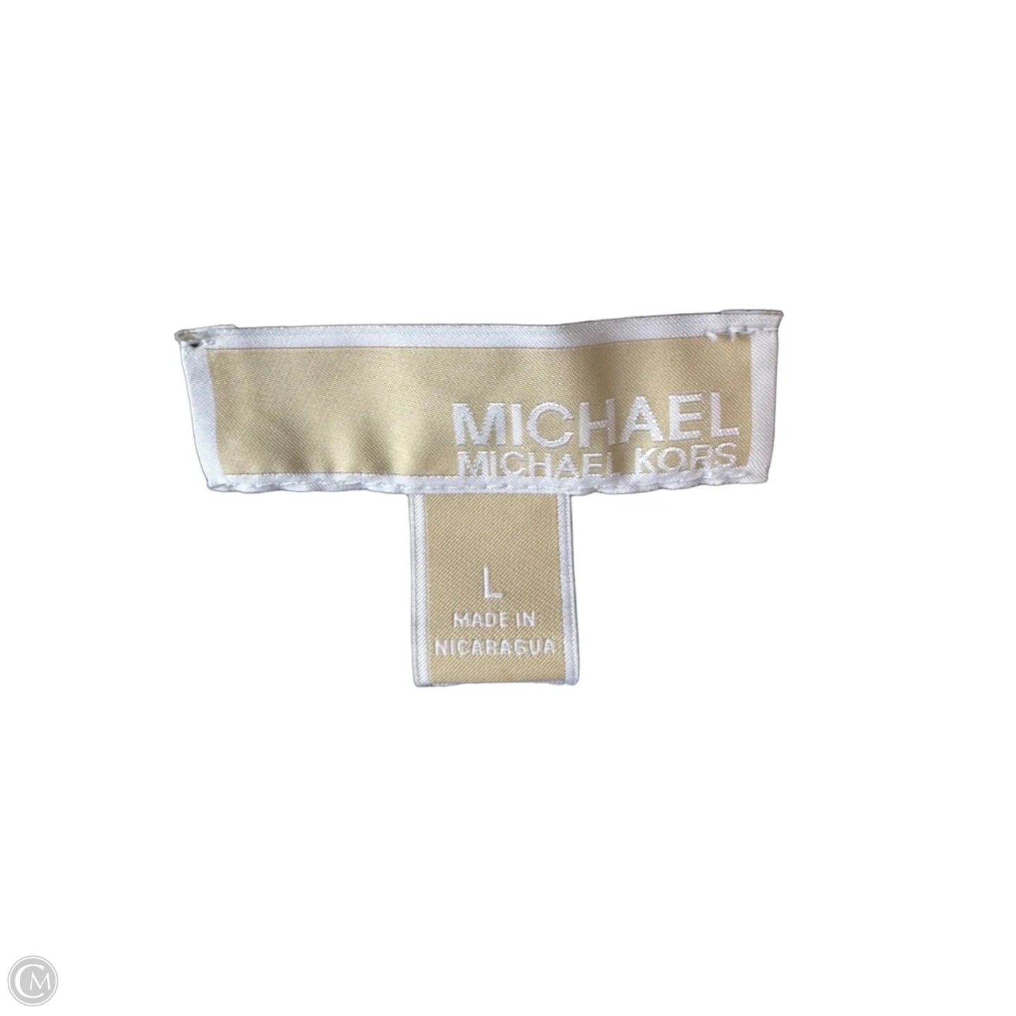 Dress Work By Michael By Michael Kors In Blue & White, Size: L
