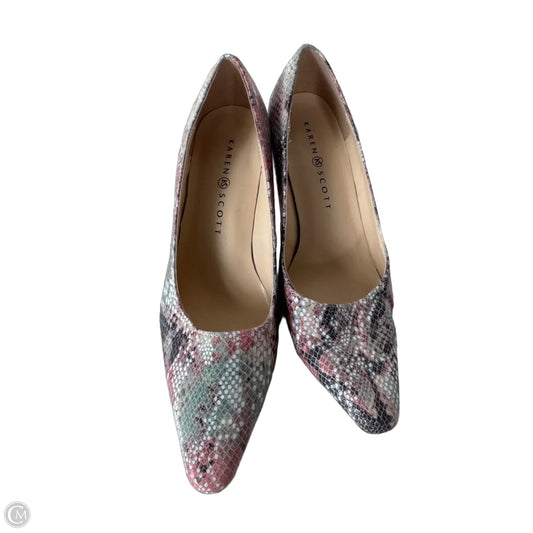 Shoes Heels Stiletto By Karen Scott In Snakeskin Print, Size: 6