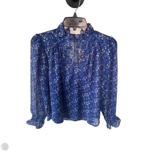 Top 2pc Sleeveless By Loft In Blue & White, Size: Xxsp