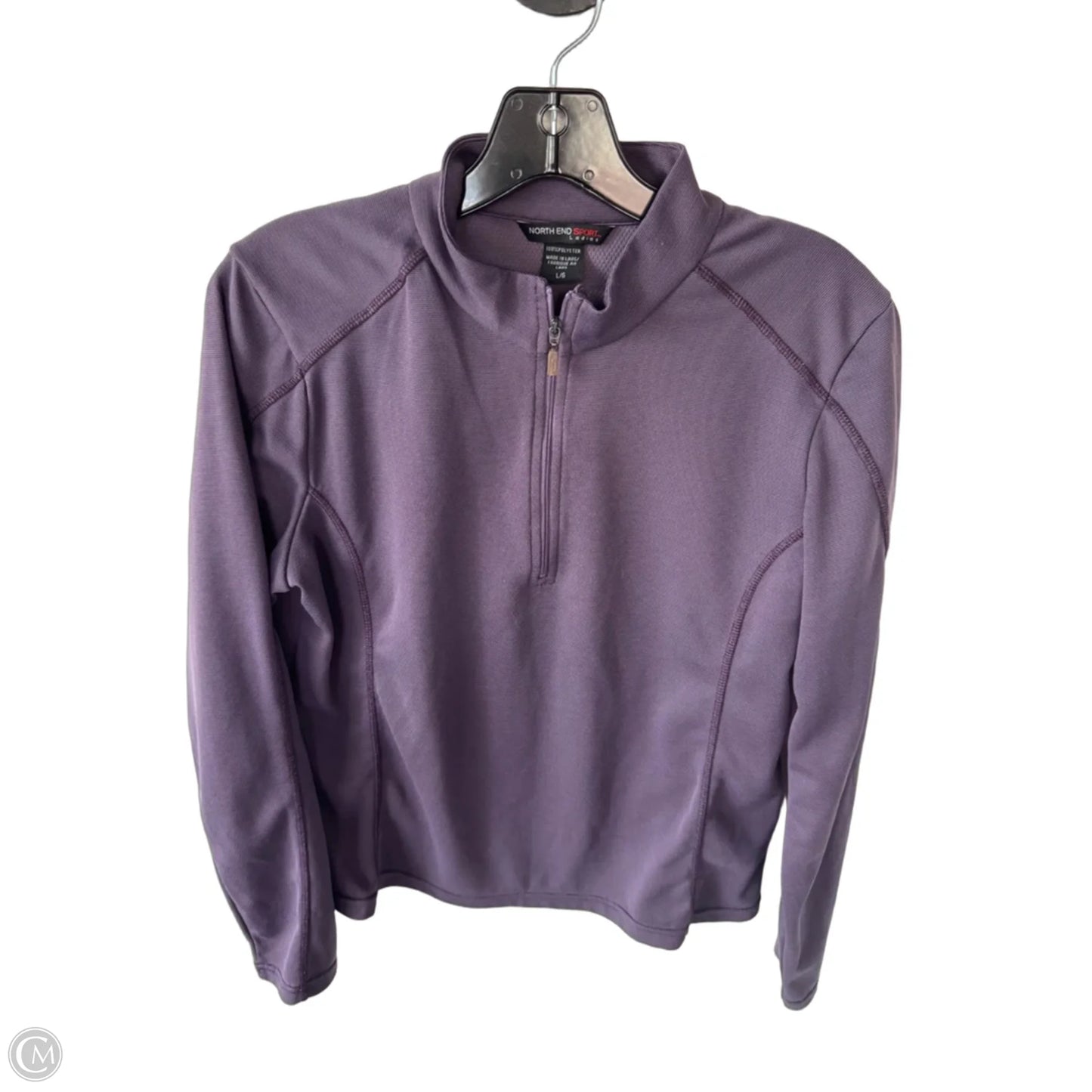 Athletic Jacket By Clothes Mentor In Purple, Size: L