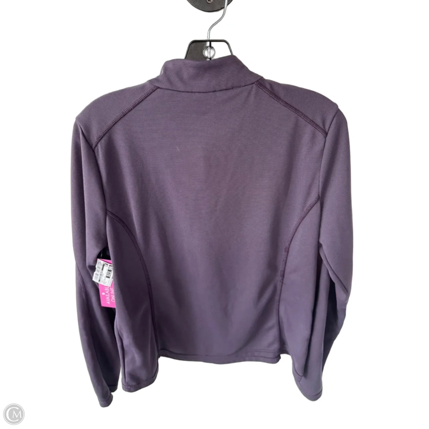 Athletic Jacket By Clothes Mentor In Purple, Size: L