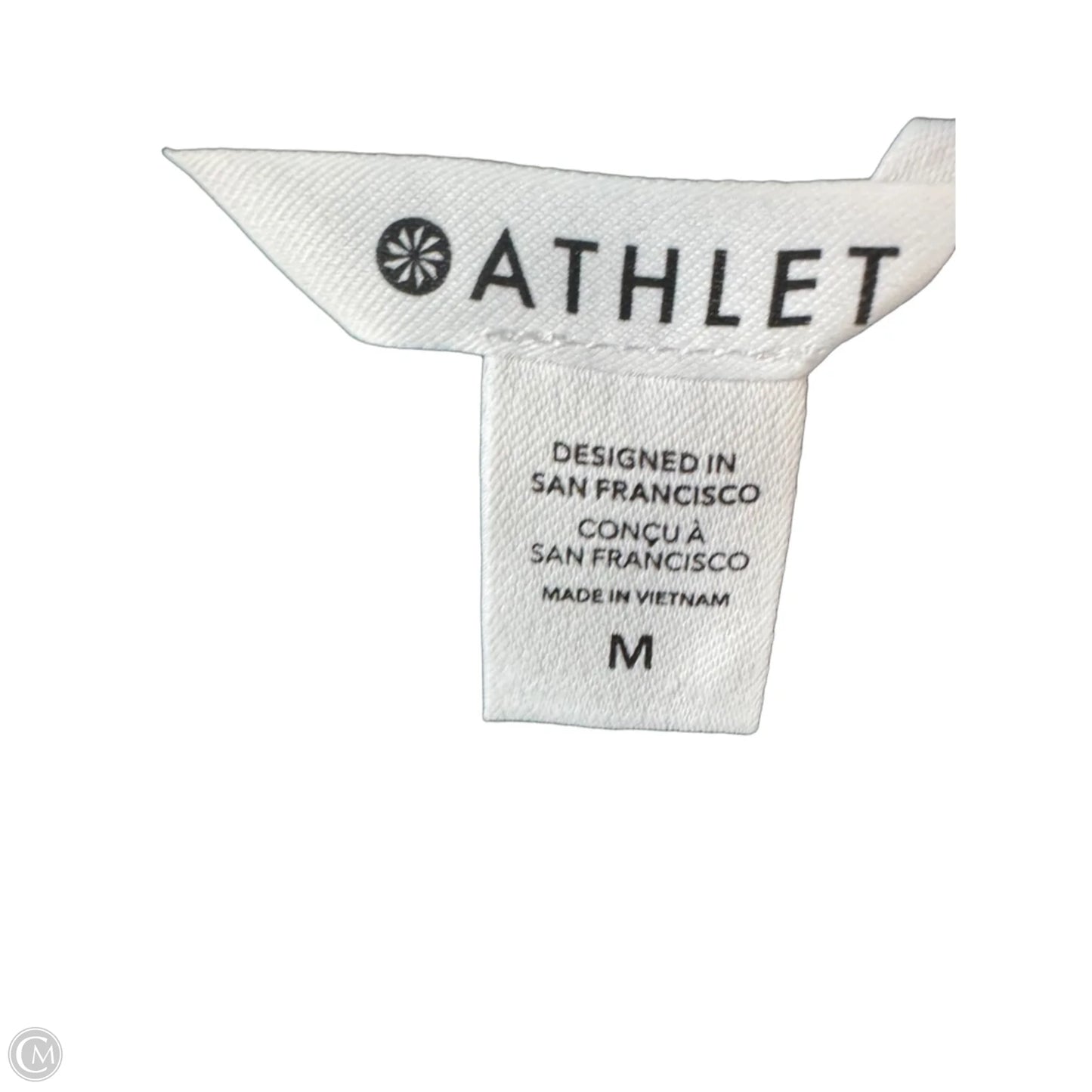 Athletic Top Short Sleeve By Athleta In Teal, Size: M