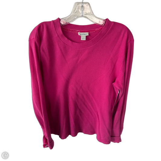 Top Long Sleeve By Sundance In Pink, Size: L