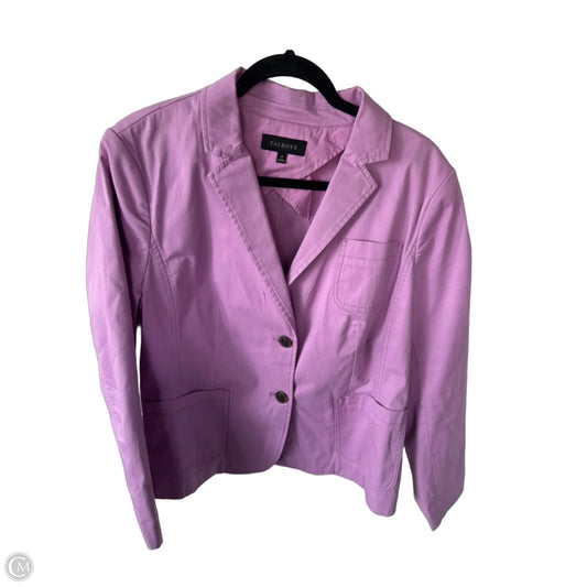 Blazer By Talbots In Purple, Size: L