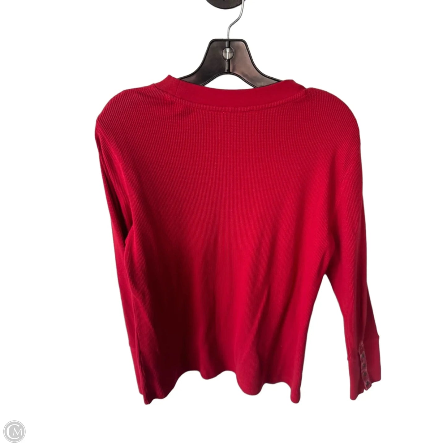 Top Long Sleeve By Sundance In Red, Size: L