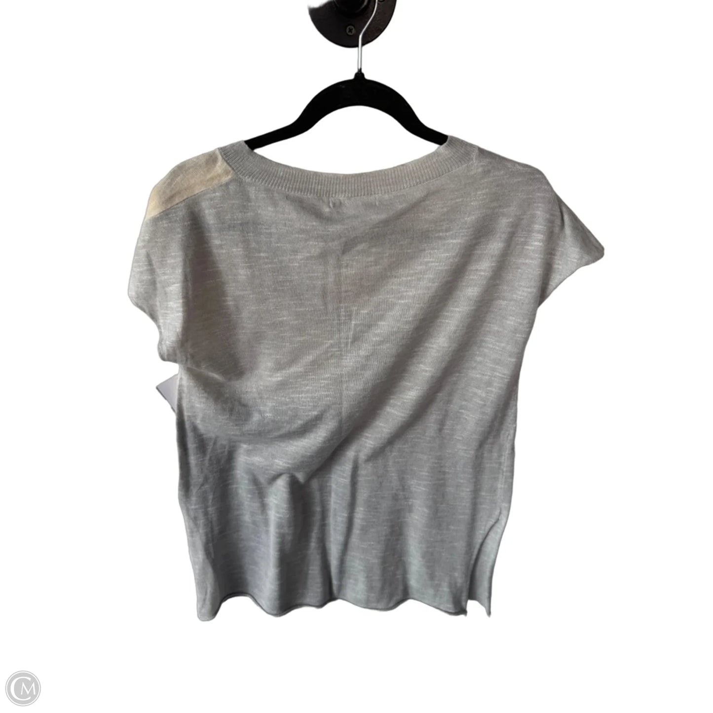 Vest Sweater By Andree By Unit In Grey & Tan, Size: S