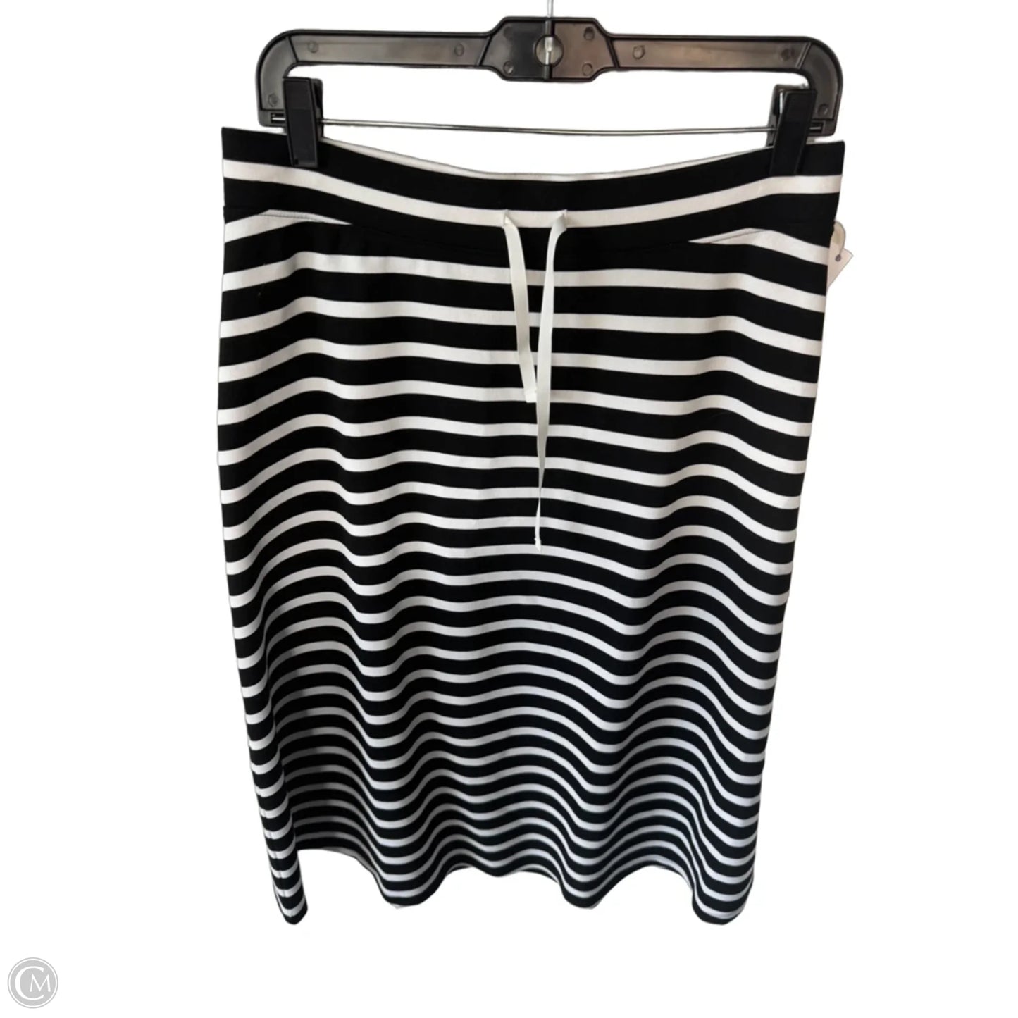 Skirt Midi By Talbots In Black & White, Size: 8p