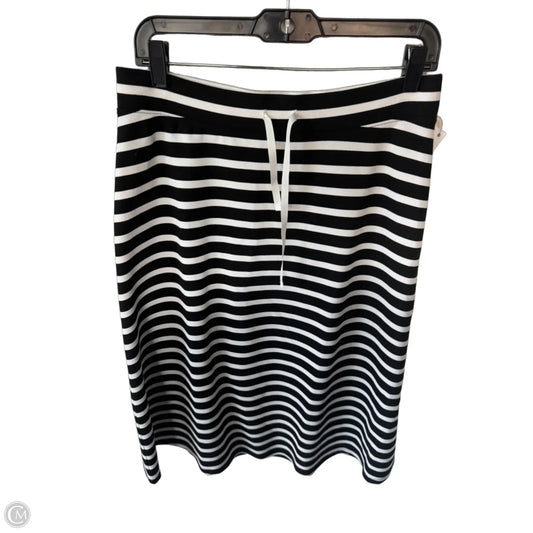 Skirt Midi By Talbots In Black & White, Size: 8p