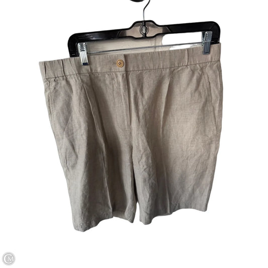 Shorts By Eileen Fisher In Tan, Size: 8