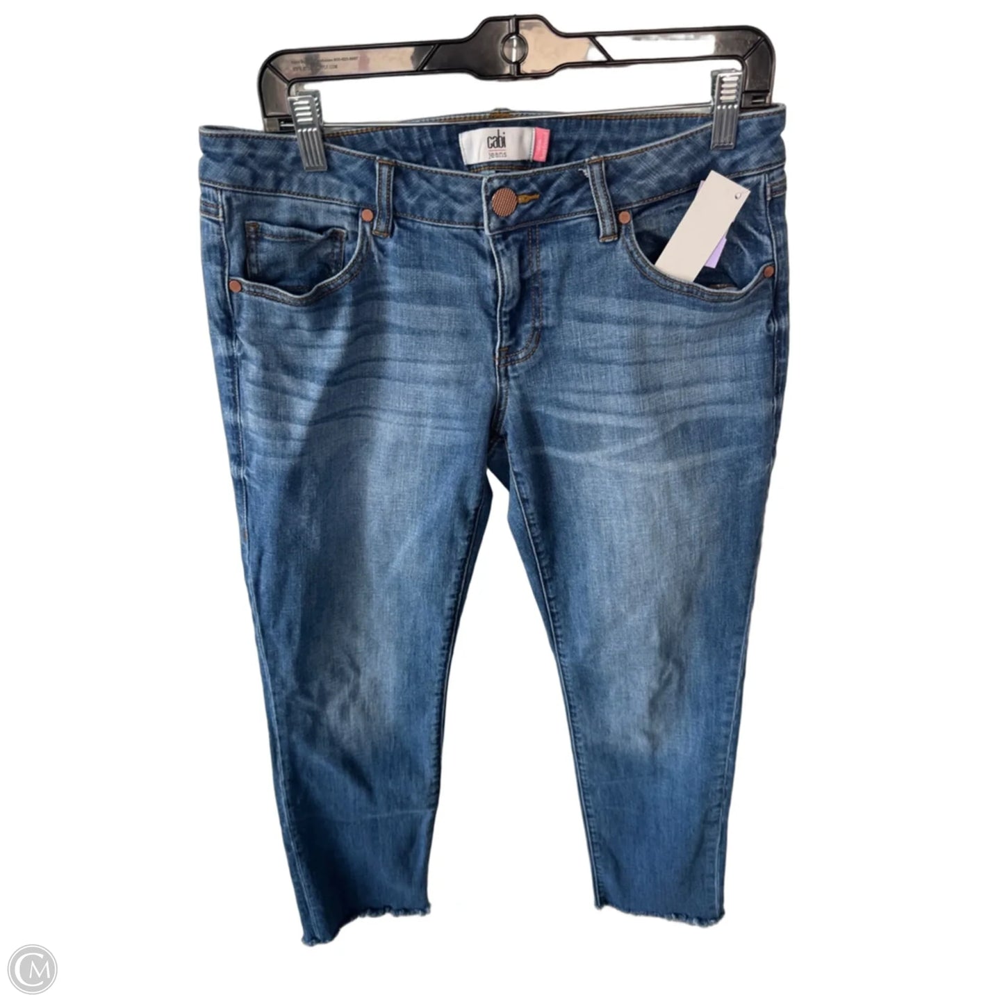 Jeans Boyfriend By Cabi In Blue Denim, Size: 6