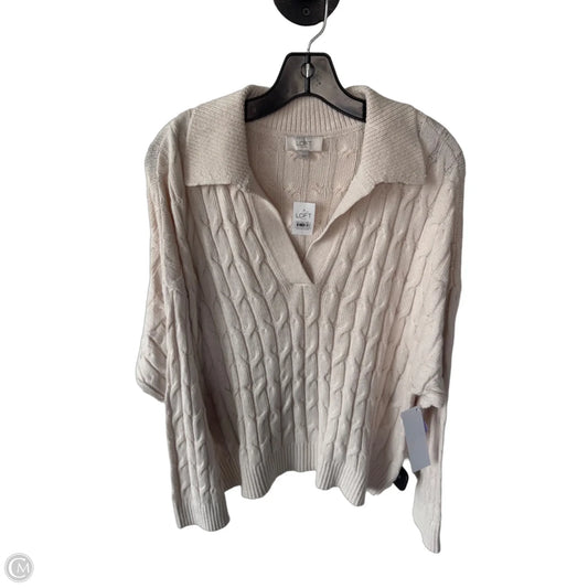 Sweater By Loft In Tan, Size: L
