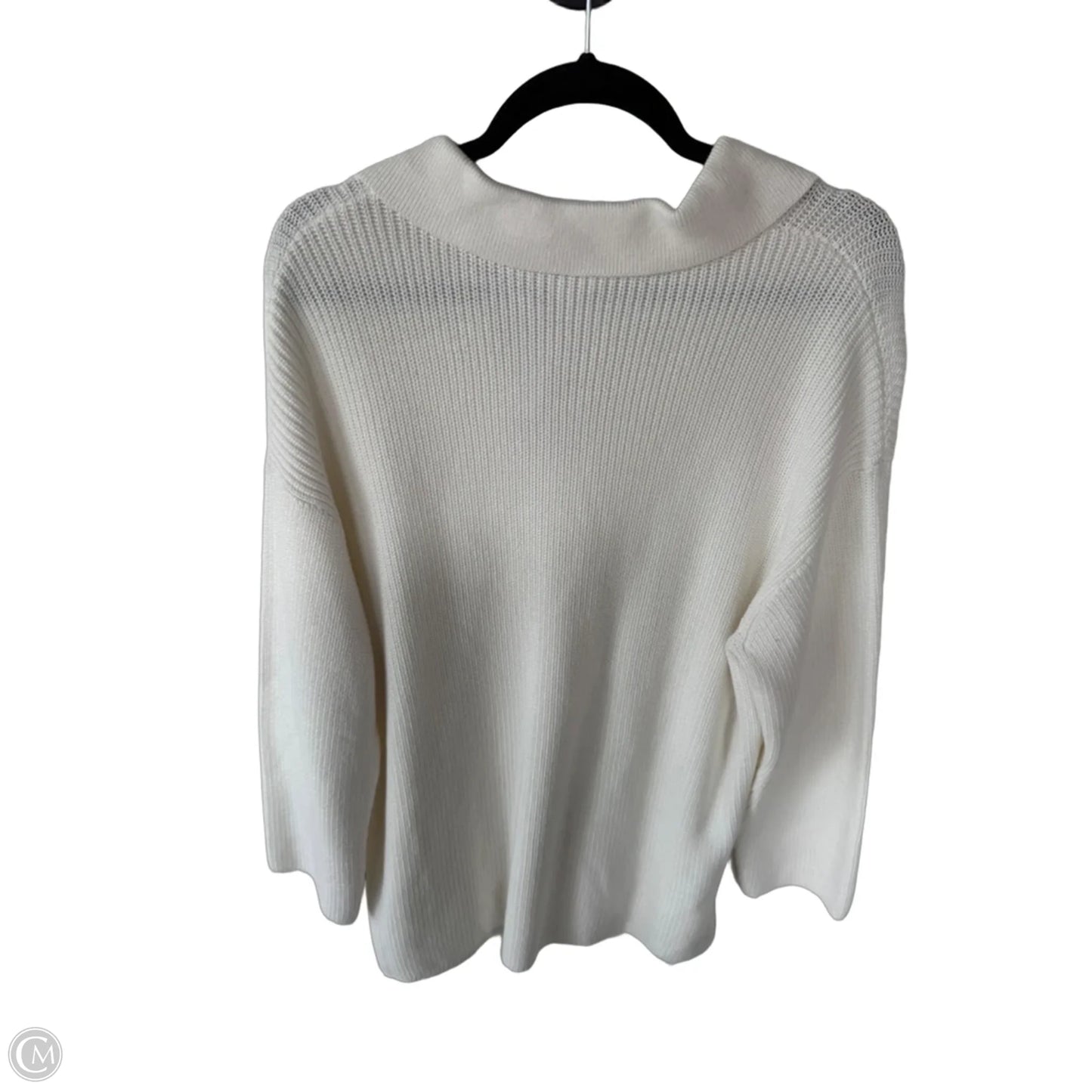 Sweater By Loft In White, Size: Xl
