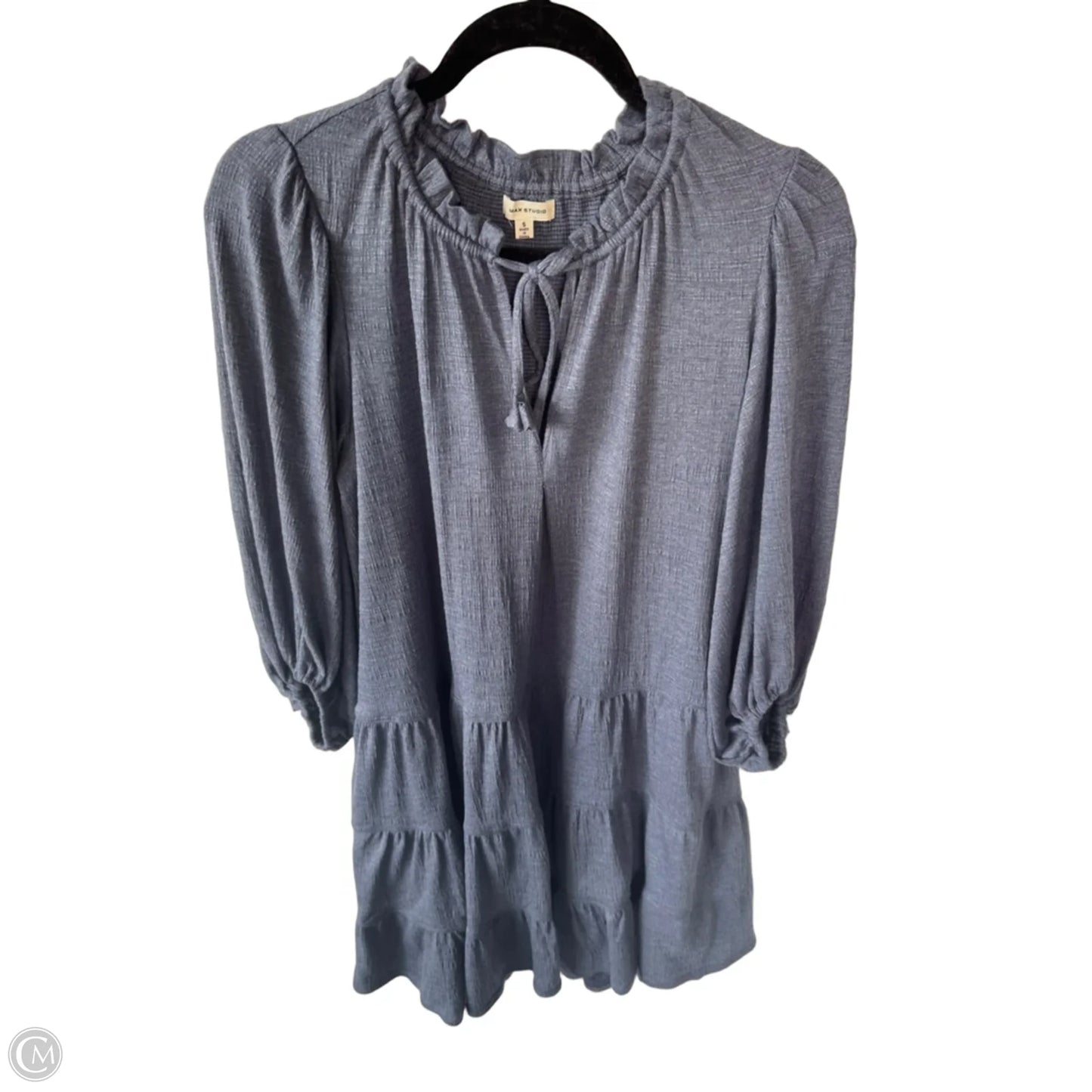 Dress Casual Midi By Max Studio In Blue, Size: S