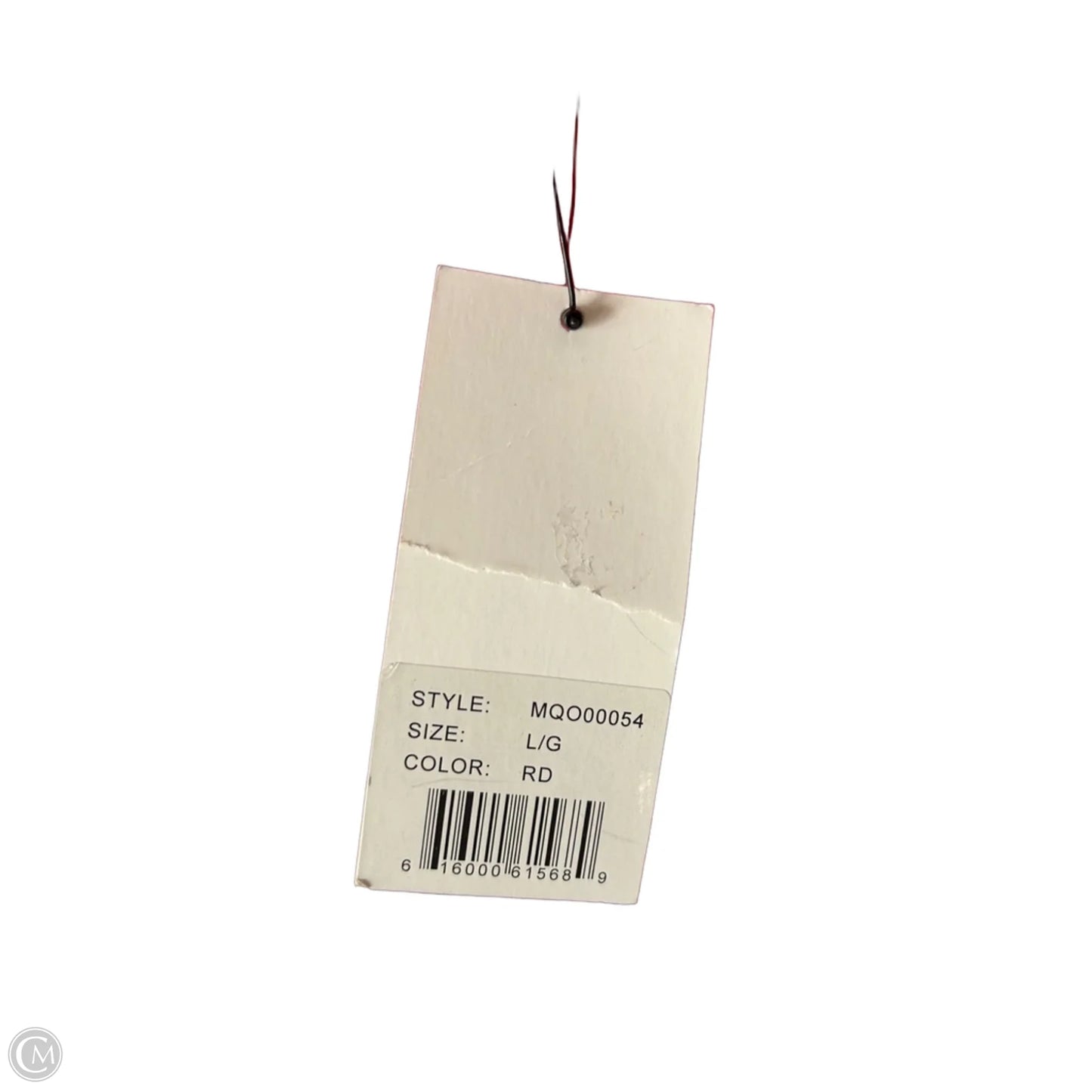 Jacket Windbreaker By Clothes Mentor In Red, Size: L