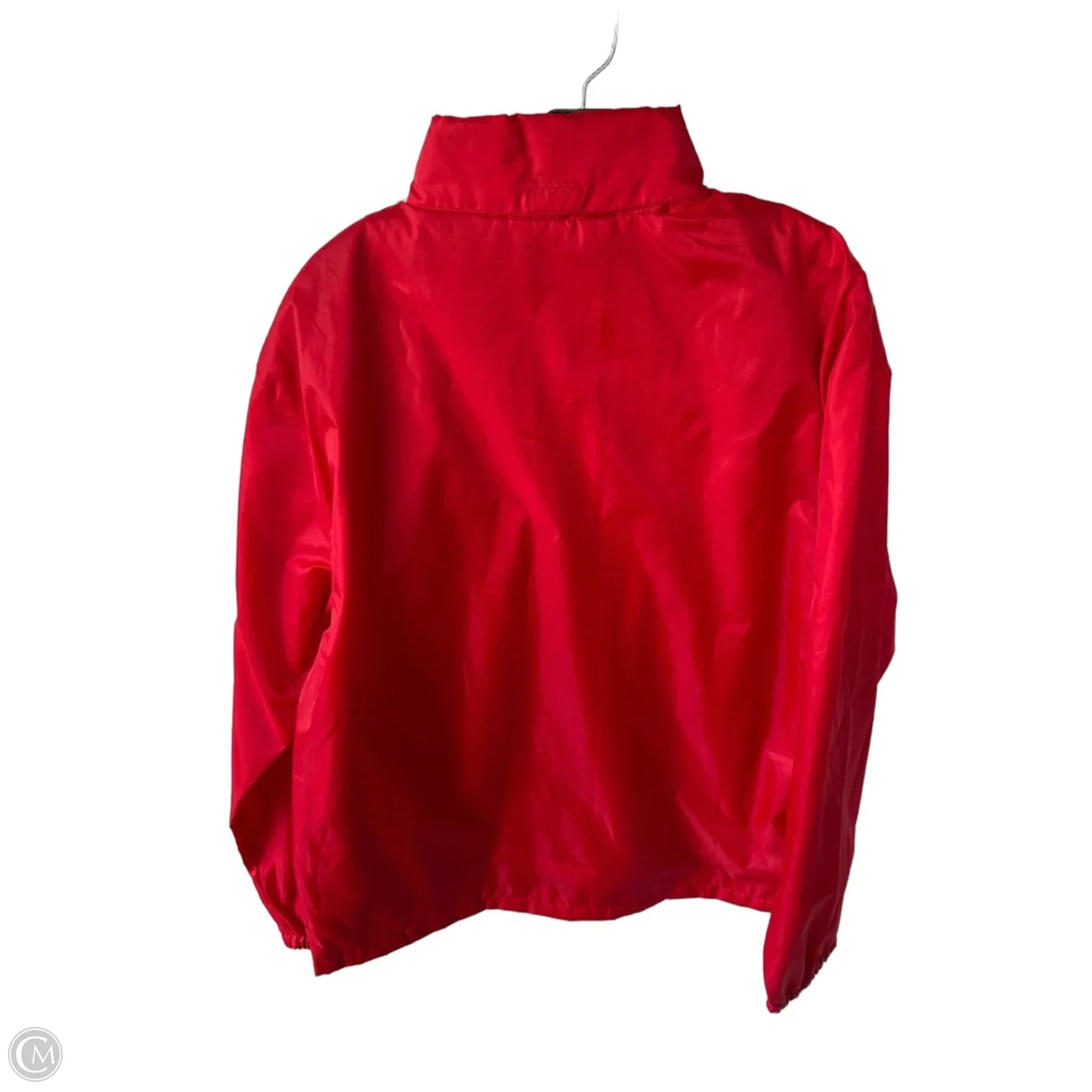 Jacket Windbreaker By Clothes Mentor In Red, Size: L