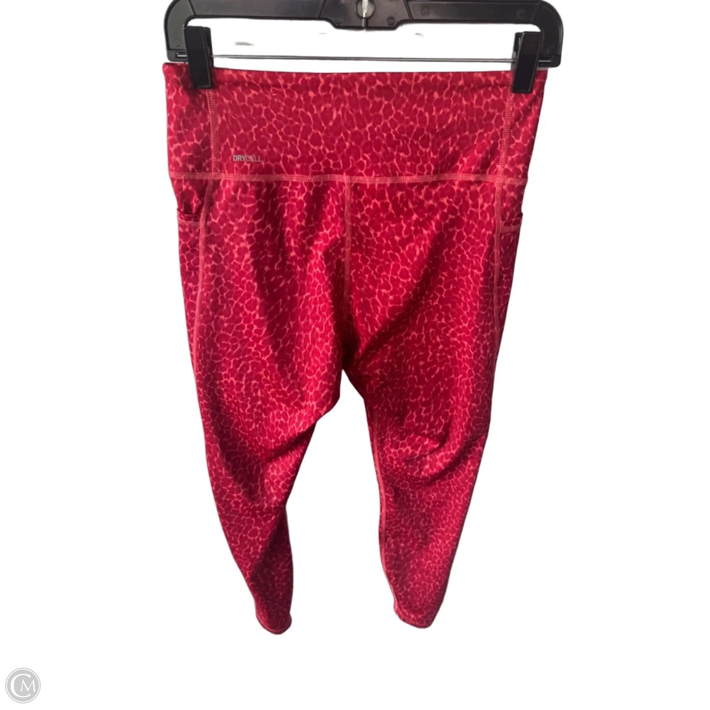 Athletic Leggings By Puma In Orange & Red, Size: 8