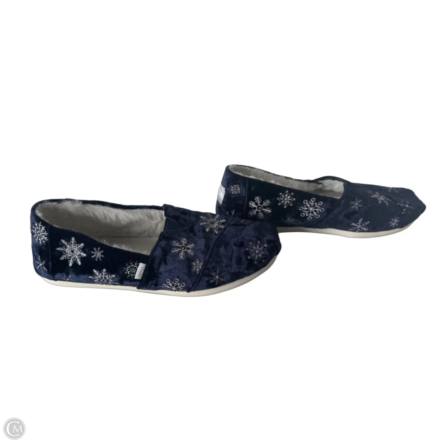 Slippers By Toms In Blue & White, Size: 6