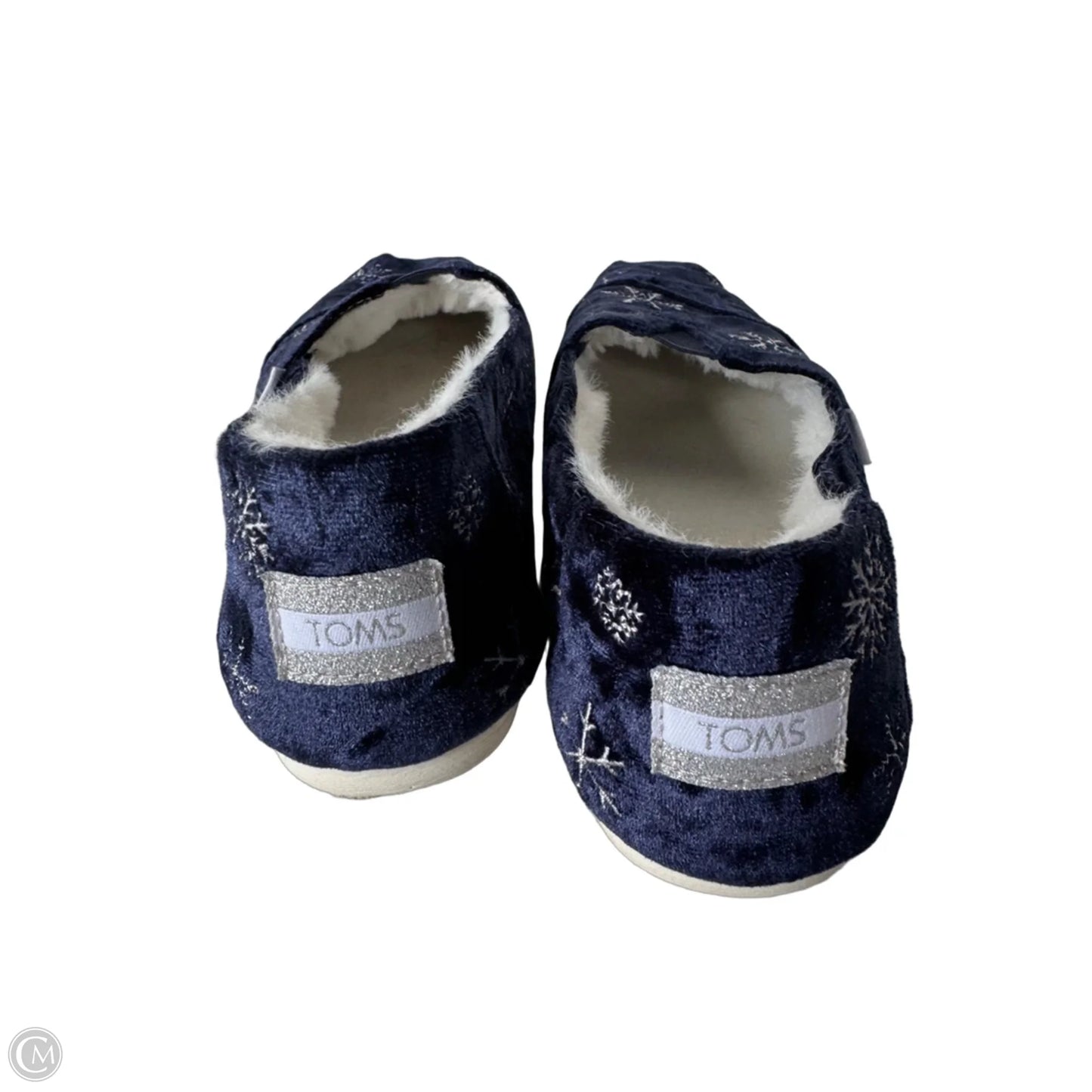 Slippers By Toms In Blue & White, Size: 6