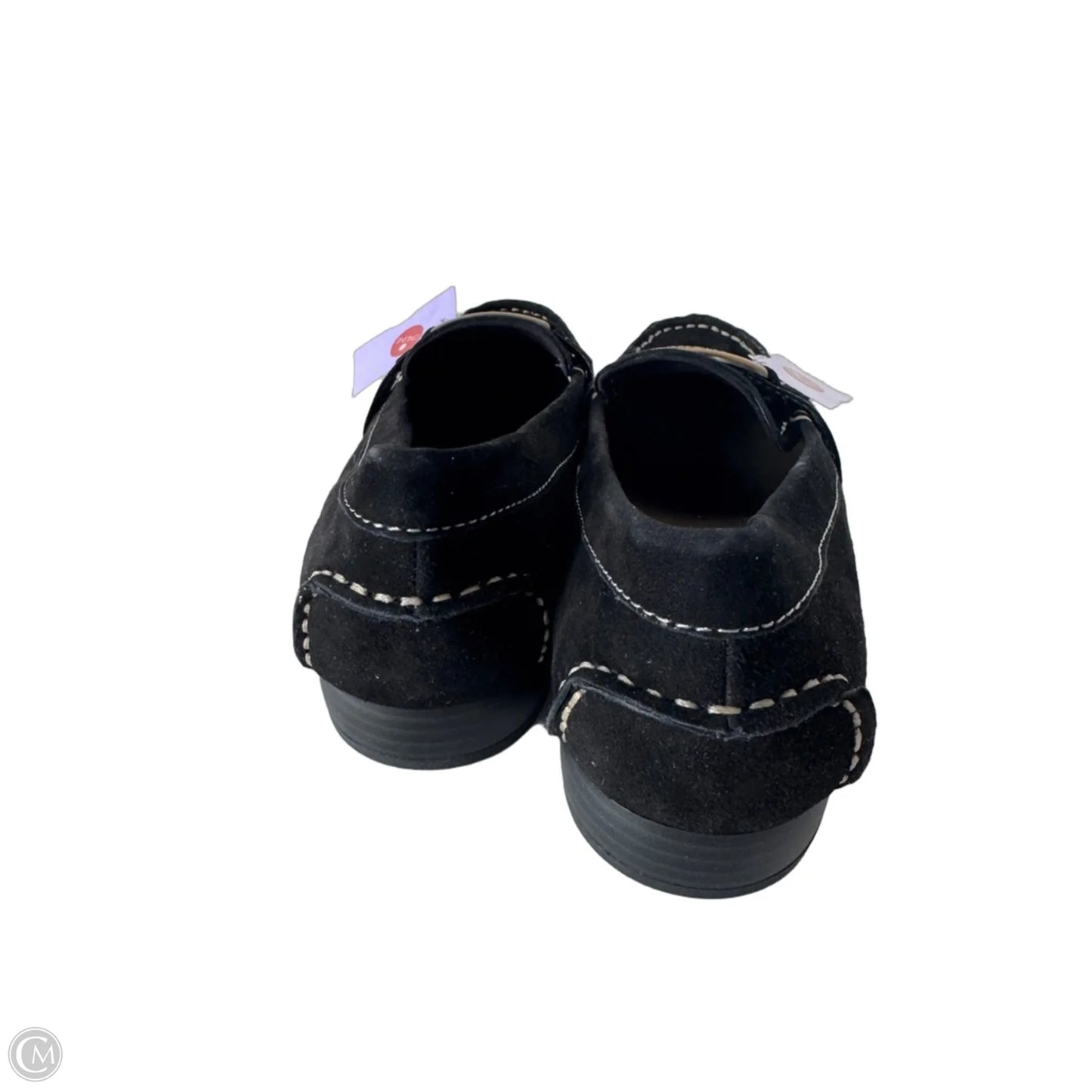 Shoes Flats By Anne Klein In Black & Gold, Size: 7