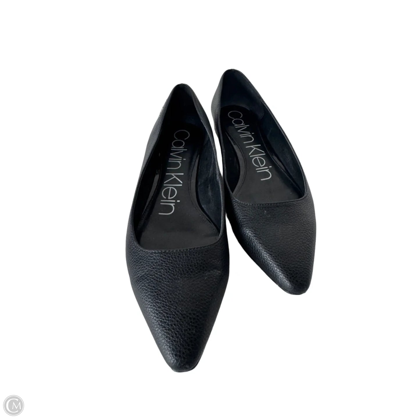 Shoes Flats By Calvin Klein In Black, Size: 8