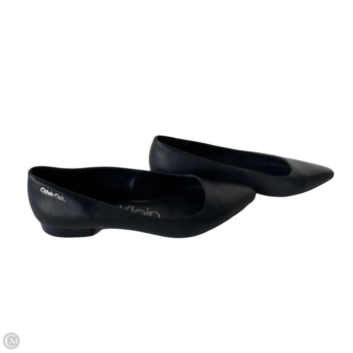 Shoes Flats By Calvin Klein In Black, Size: 8