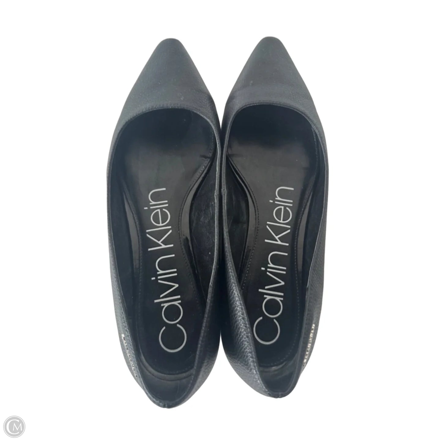 Shoes Flats By Calvin Klein In Black, Size: 8