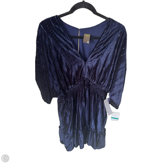 Dress Party Short By Taylor In Blue, Size: Xl