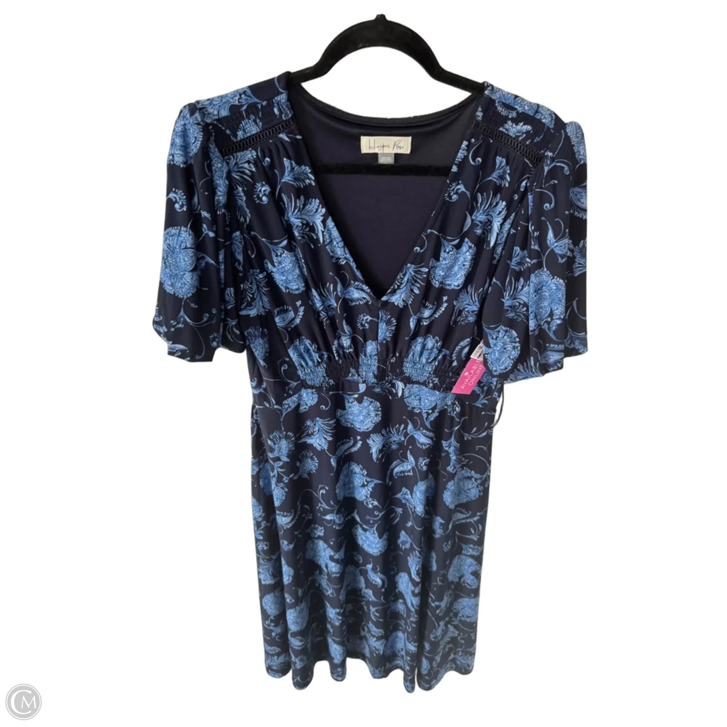 Dress Work By Clothes Mentor In Blue, Size: L